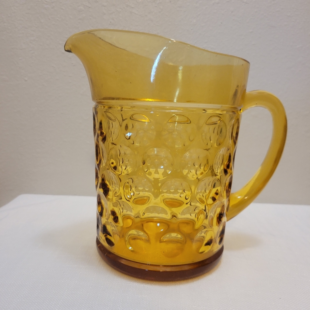 Amber Glass Pitcher - Picture 3 of 5